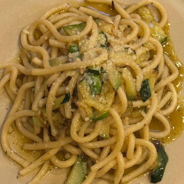 Spaghetti Nerano.